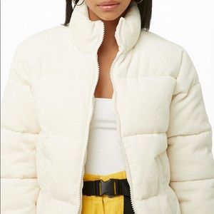 Retro Corduroy Puffer Jacket